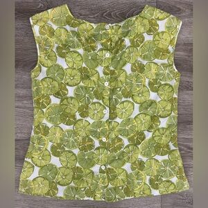 Talbots Vintage Cotton Sleeveless Top 10